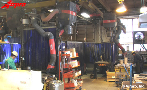 Auto Damper and Air Filtration System Upgrade - Fabrication Shop