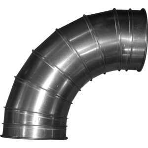 QF Elbow 45 Degree Galvanized Steel Pressed