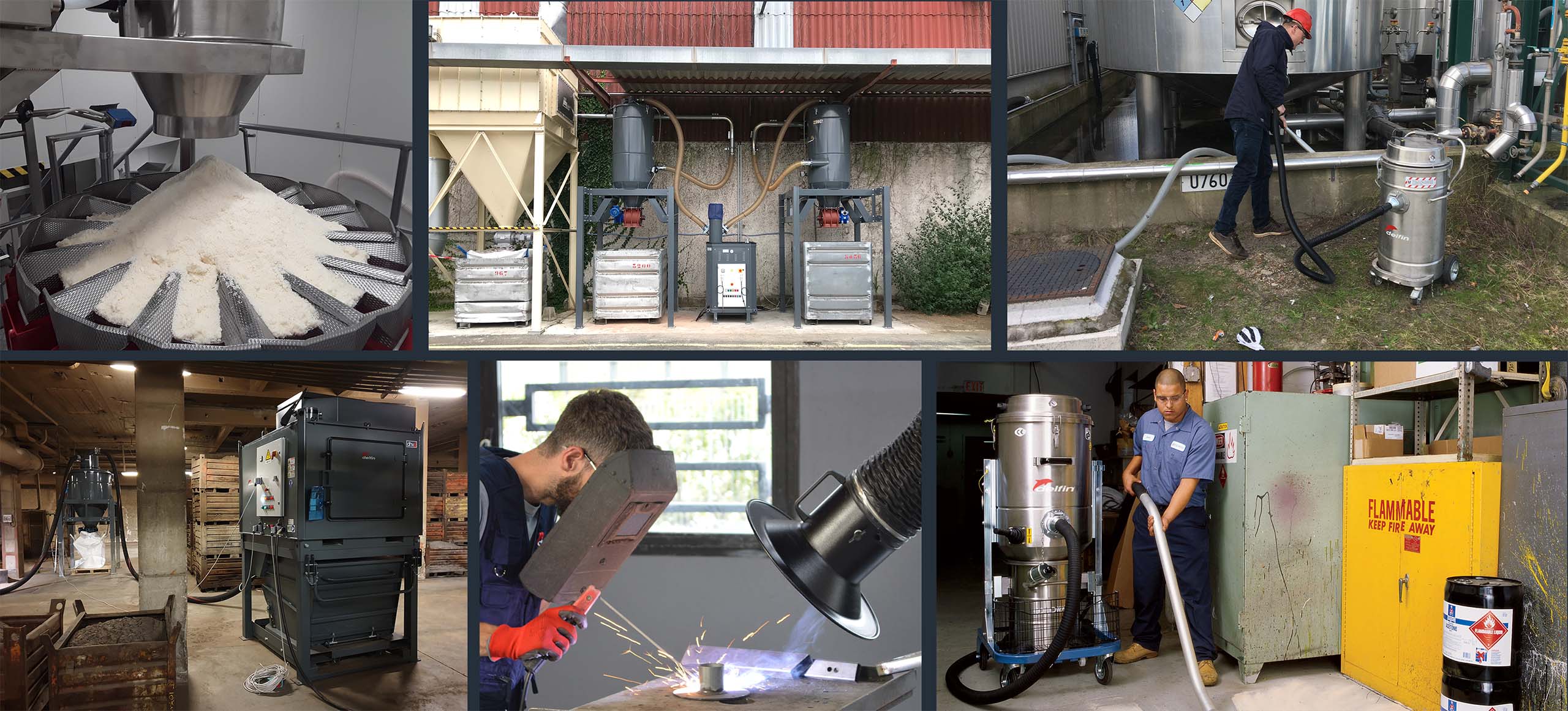 Industrial Vacuums Applications